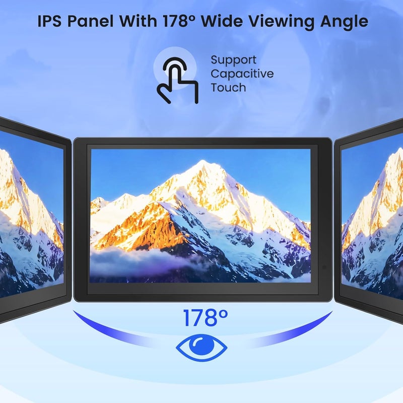 ELECROW شاشة ESP32 800×480، شاشة لمسية IPS بحجم 5" مع غلاف أكريليك، تدعم تفاعل الصوت الذكي، معالج ثنائي النواة 32 بت LX7، يصل إلى 240 ميجاهرتز، متوافقة مع Arduino و ESP-IDF و LVGL - Image 4